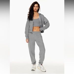 TNA fleece boyfriend sweatpants
